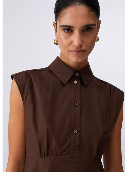 Dress woman brown LIU JO | WA6514T4853/91109